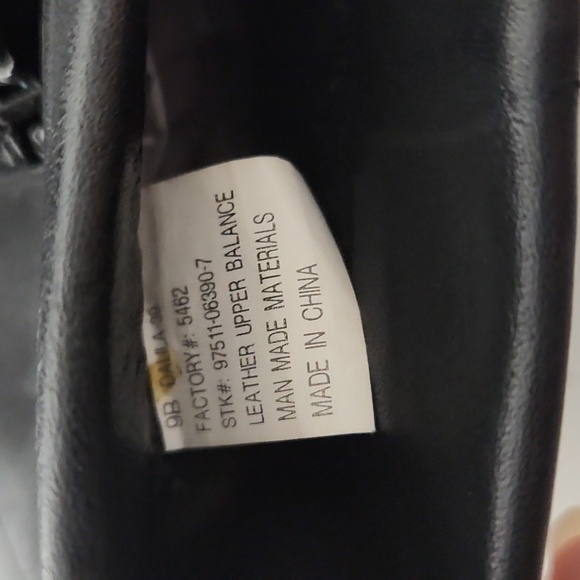 Euro Club Black Leater Booties Size 9M - Picture 3 of 7